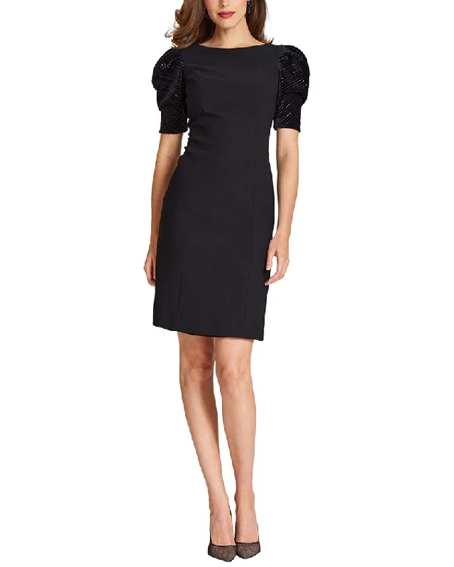 Chic And Trendy Teri Jon by Rickie Freeman Special Occasion Short Printed Dress