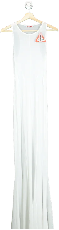Additional Time-Limited Offers Let's Swim White Power Mesh Dress UK S