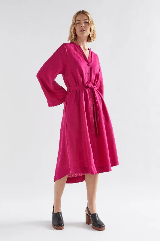 The Good Stuff Elev Linen Shirt Dress