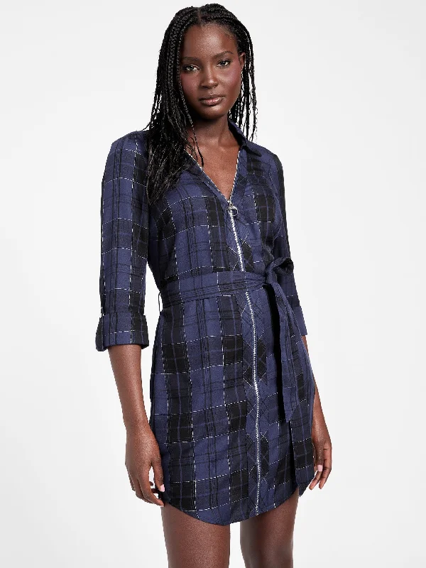 Trend Alert Miracle Plaid Shirt Dress