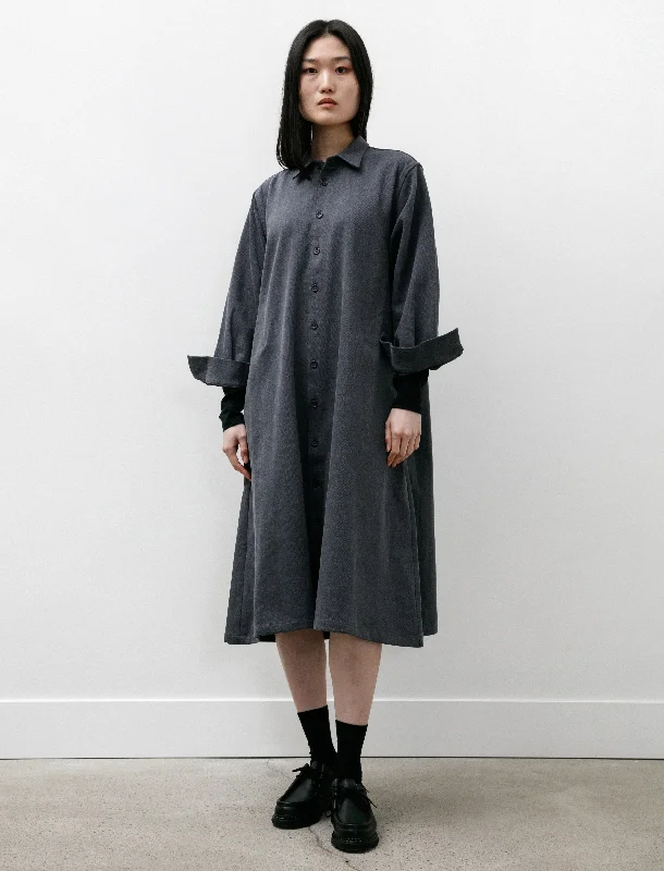 Runway Inspired Wear R17A1 Shirt Dress Denim Asphalt