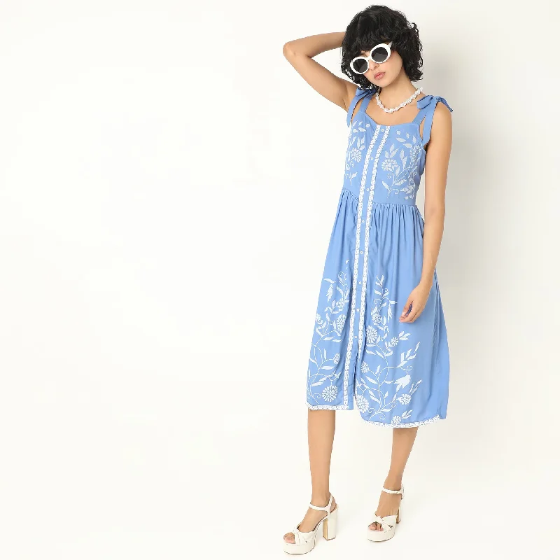 Fashion Sale Regular Fit Printed Dress