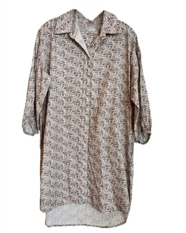 Season Transition Versatile Wear Clearance Pullover Shirt Dress In Freather Frolic Season Transition Versatile Wear Clearance Pullover Shirt Dress In Freather Frolic