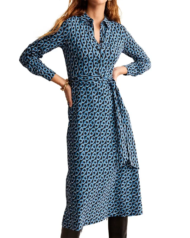 Stylish Basics Boden Laura Jersey Midi Shirt Dress