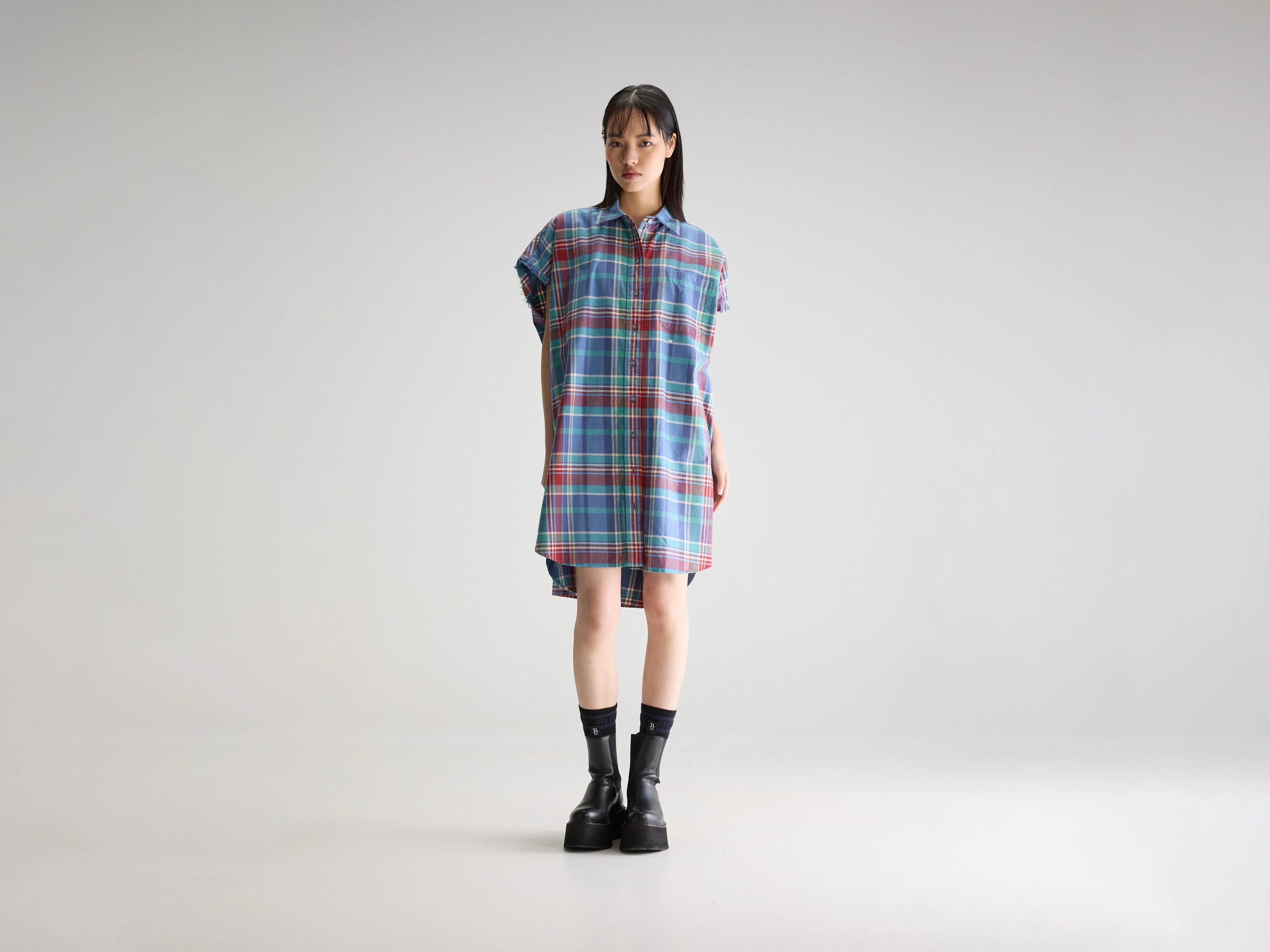 Exclusive Online Sale Gianna sleeveless shirt dress (251 / W / CHECK A)