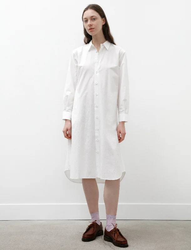 Timeless Elegance W-R16A1 Shirt Dress White Summer
