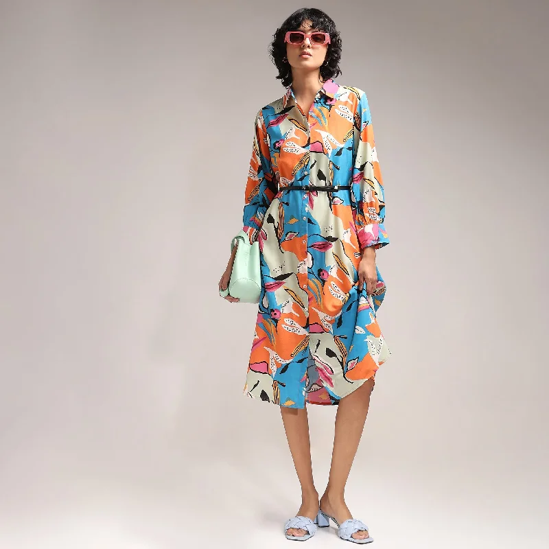 Style Streetwear Straight Fit Printed Dress