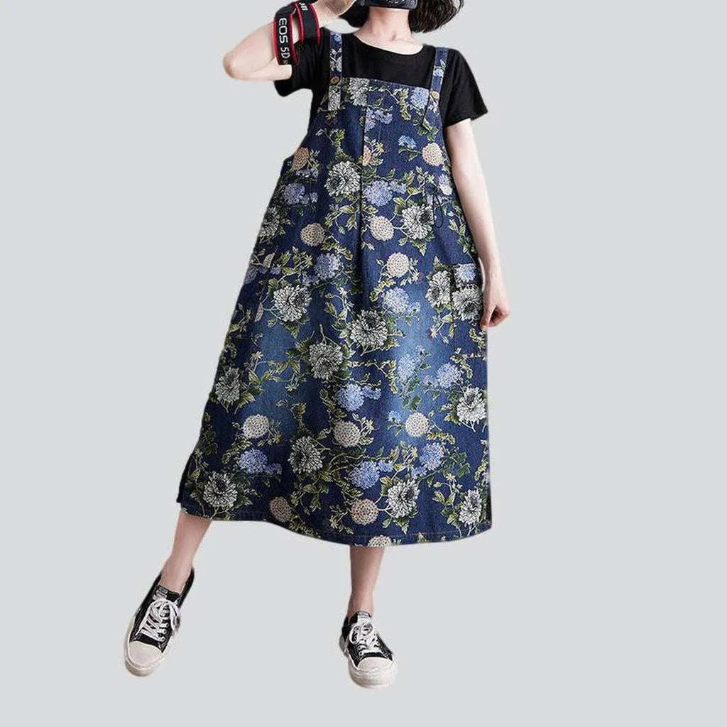 Trendy Fashion For Women Trendy y2k painted jean dress