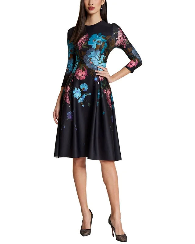 Women's Clothing Boutique Teri Jon by Rickie Freeman Special Occasion Short Printed Dress