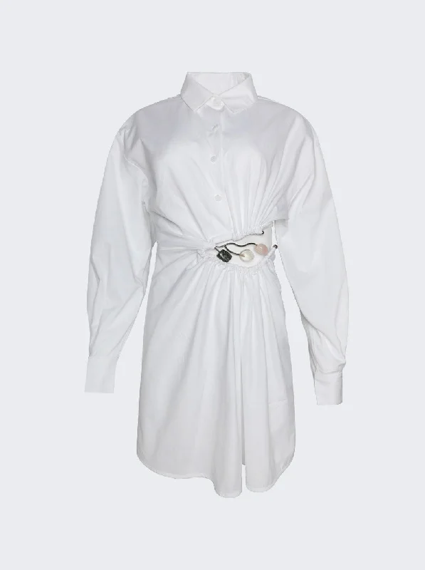 Cutting Edge Fashion Folia Float Buckle Shirt Dress