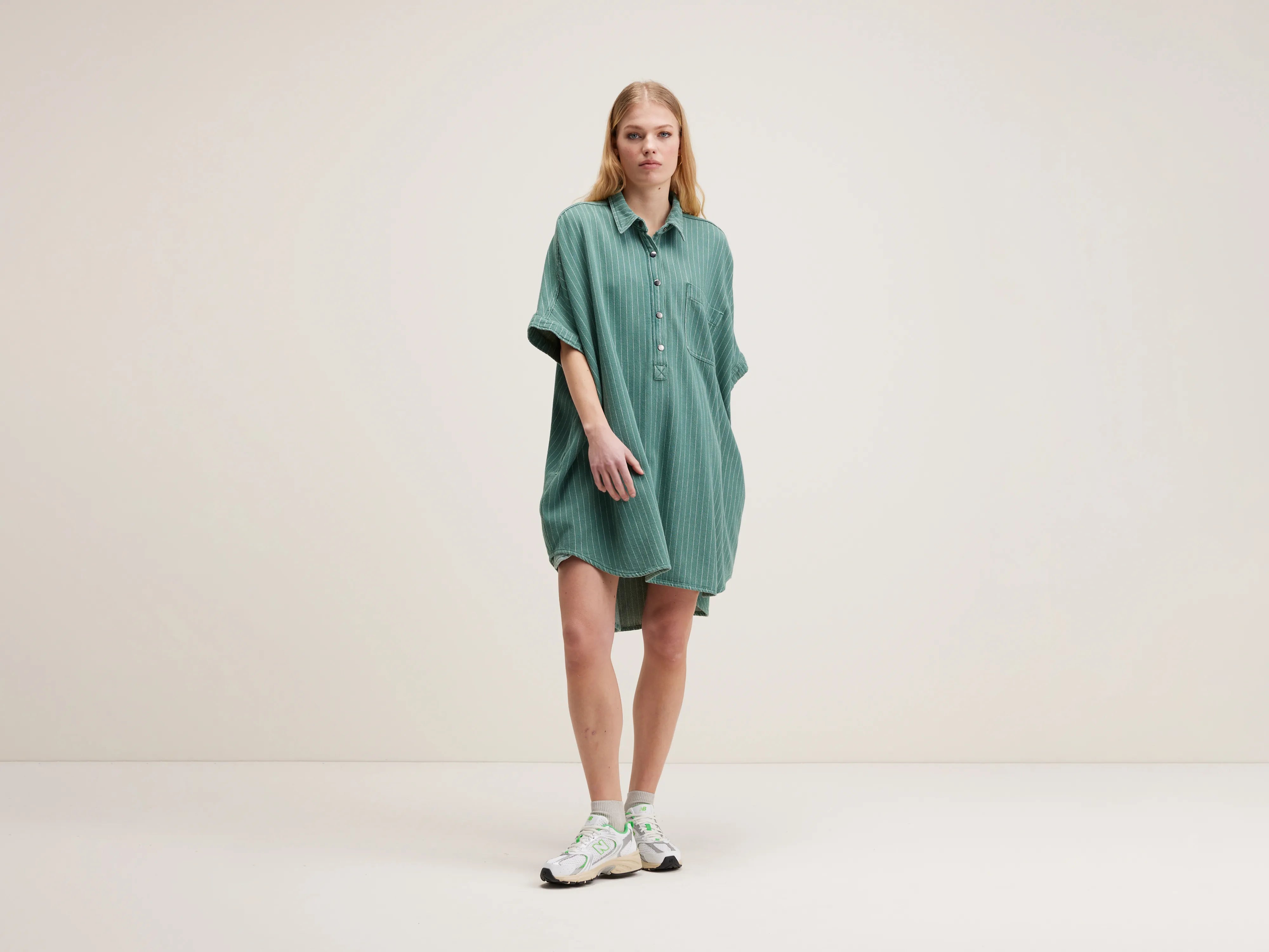 Step Ahead, Lead The Trend Klenn shirt dress (242 / W / LT STONE WASH)