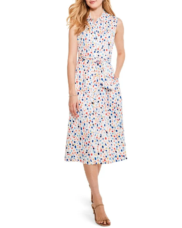 Vintage Style Clothing Sale NIC+ZOE Petite Seaglass Shirt Dress