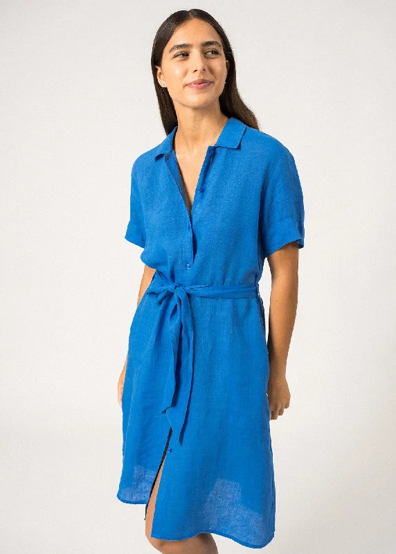 Browse Our Top Products Christina Shirt Dress – linen (MER)
