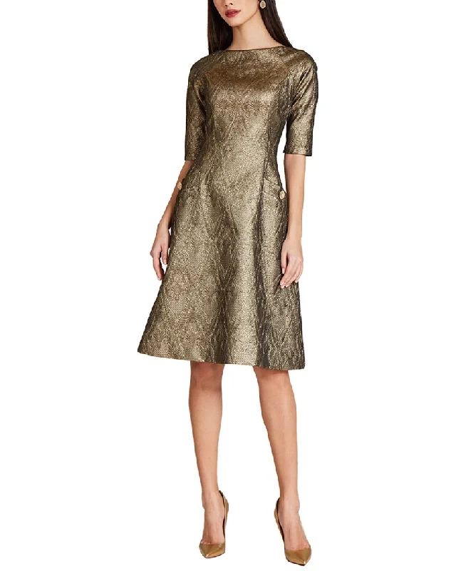 Women Clothing Teri Jon by Rickie Freeman Special Occasion Short Printed Dress