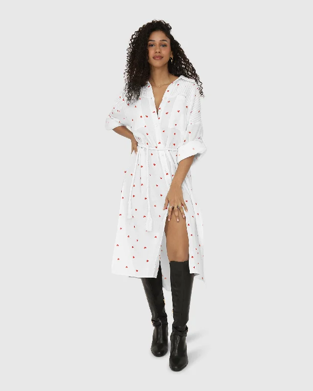 Limited Time Offer Seven Wonders Maxi Shirt Dress