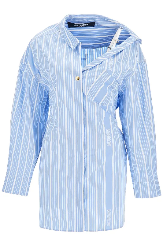Best Boutiques Online Jacquemus Women's 'La Mini Robe Chemise' Shirt Dress