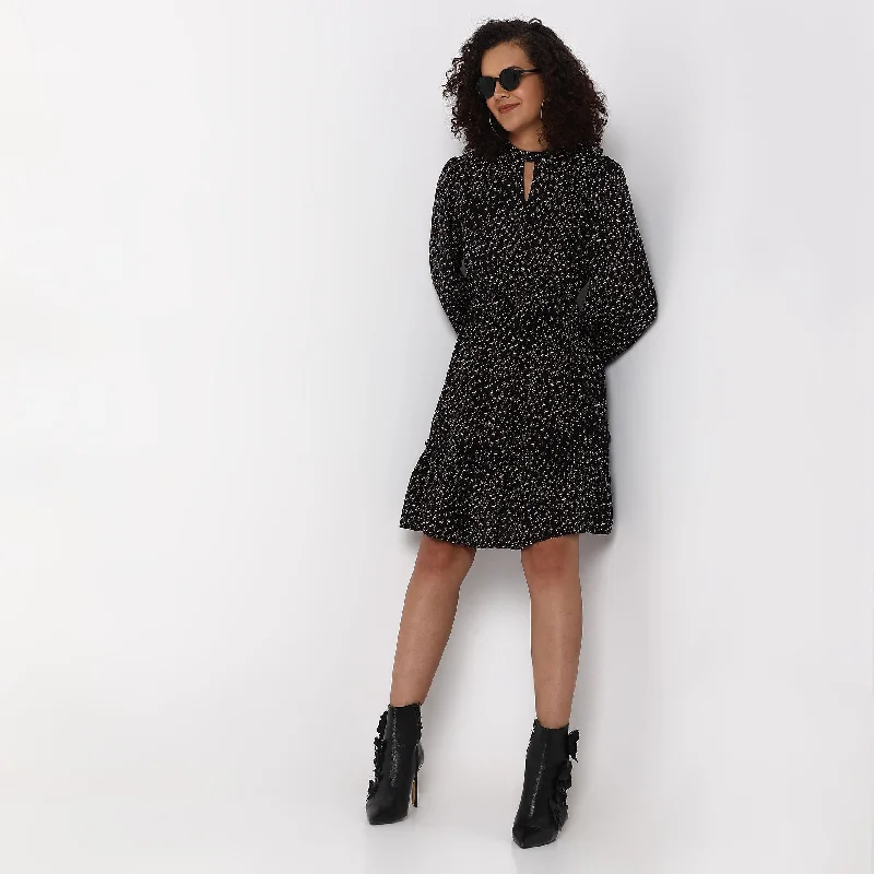 Sales For Clothes Flare Fit Printed Dress