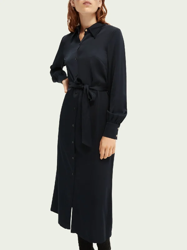 Big Discounts Scotch & Soda Belted Shirt Dress