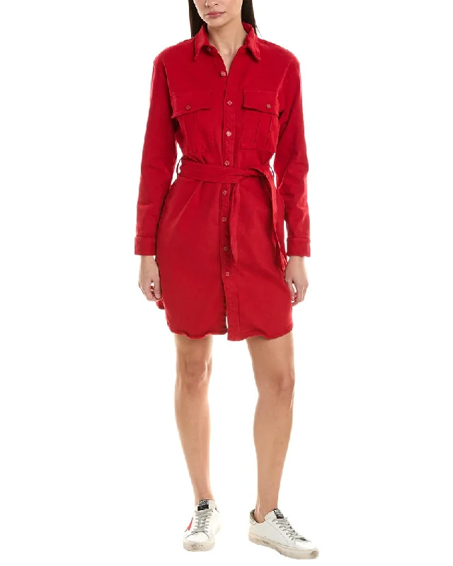 Seasonal Clearance MOTHER Denim The Cadet Mini Shirt Dress