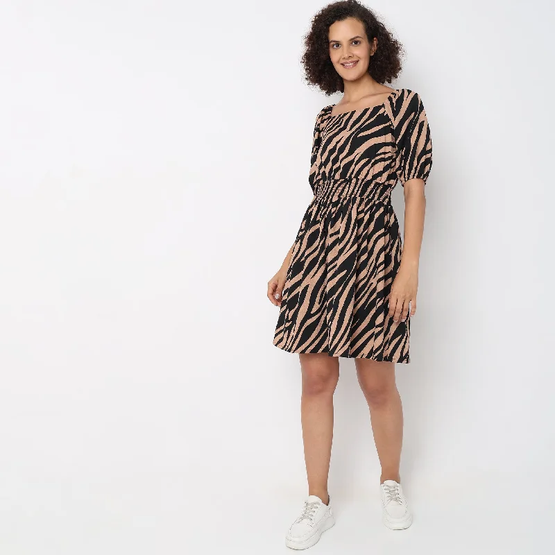 New Arrivals Regular Fit Printed Dress