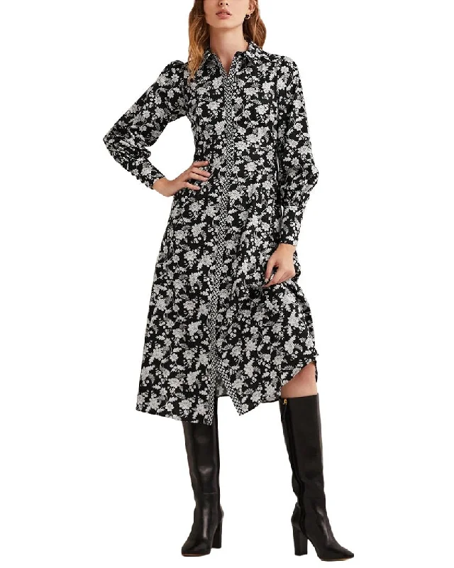 Everyday Wear Boden Empire Midi Shirt Dress