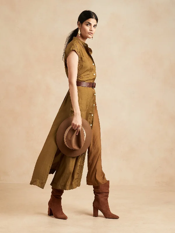 Essentials On Sale Ravina Maxi Shirt Dress