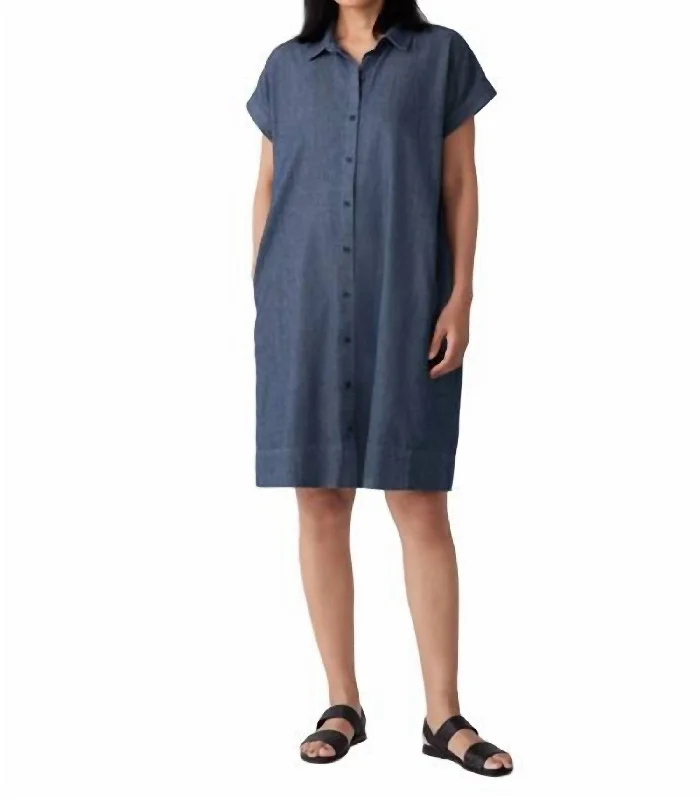 Flash Sale Starts Shirt Dress In Denim