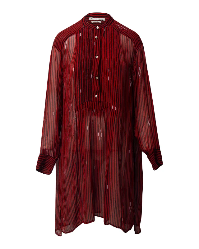 Flash Sale Starts Isabel Marant Etoile Striped Shirt Dress in Multicolor Viscose