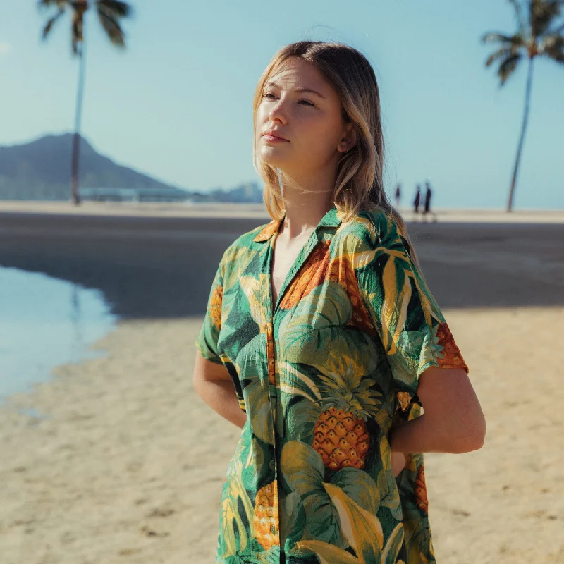 Trend Setting Wardrobe Shirt Dress - Pina Pa'ina