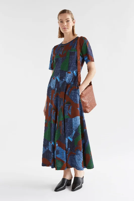 Online Boutique Clothing Dega Print Tshirt Dress