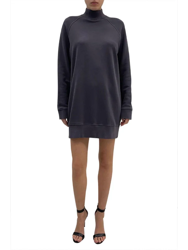 Online Boutiques Affordable Womens Casual Mini Sweatshirt Dress