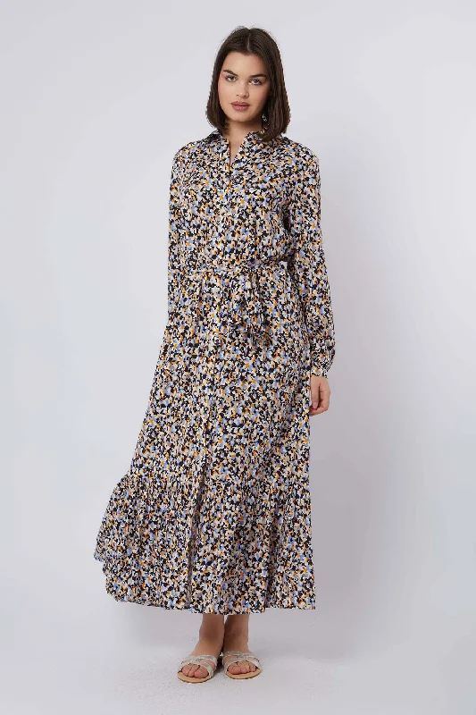 Unleash Your Fashion Fancy Long Sleeve Shirt Dress