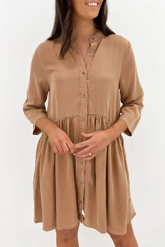 Flash Discount Willow Shirt Dress Tan