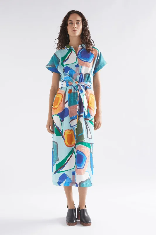 Trendy Fashion For Women Tilko Linen Luna Shirt Dress