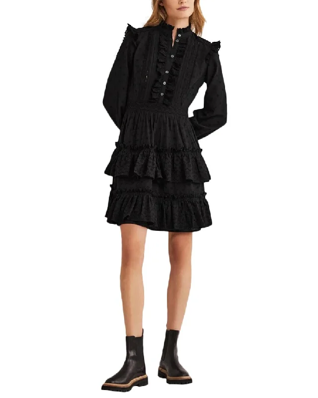 Women Online Clothing Boutiques Boden Mixed Broderie Shirt Dress