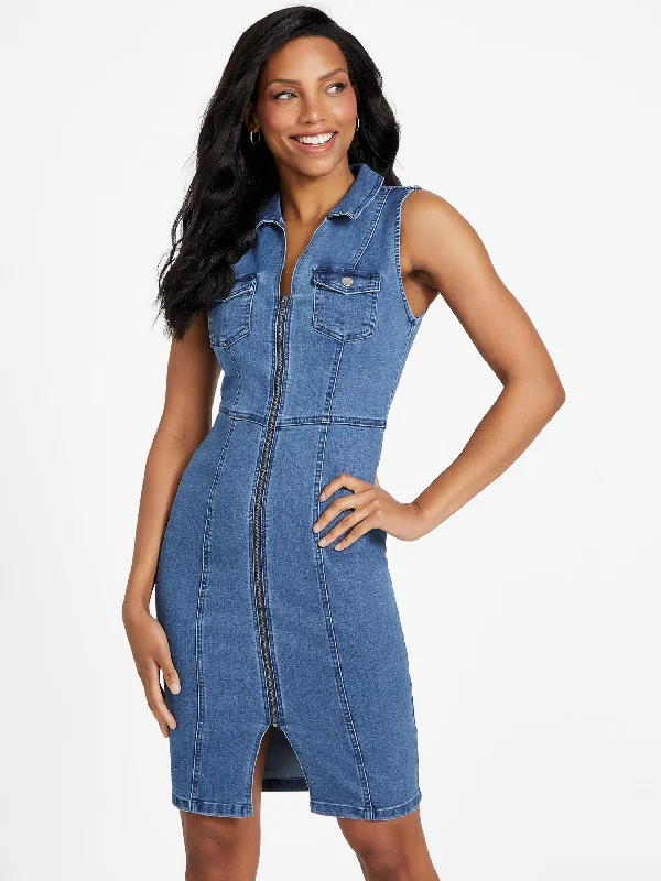 Limited Stock Eco Miranda Denim Shirt Dress