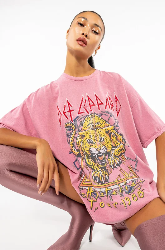 Exclusive Discount DEF LEPPARD T SHIRT DRESS