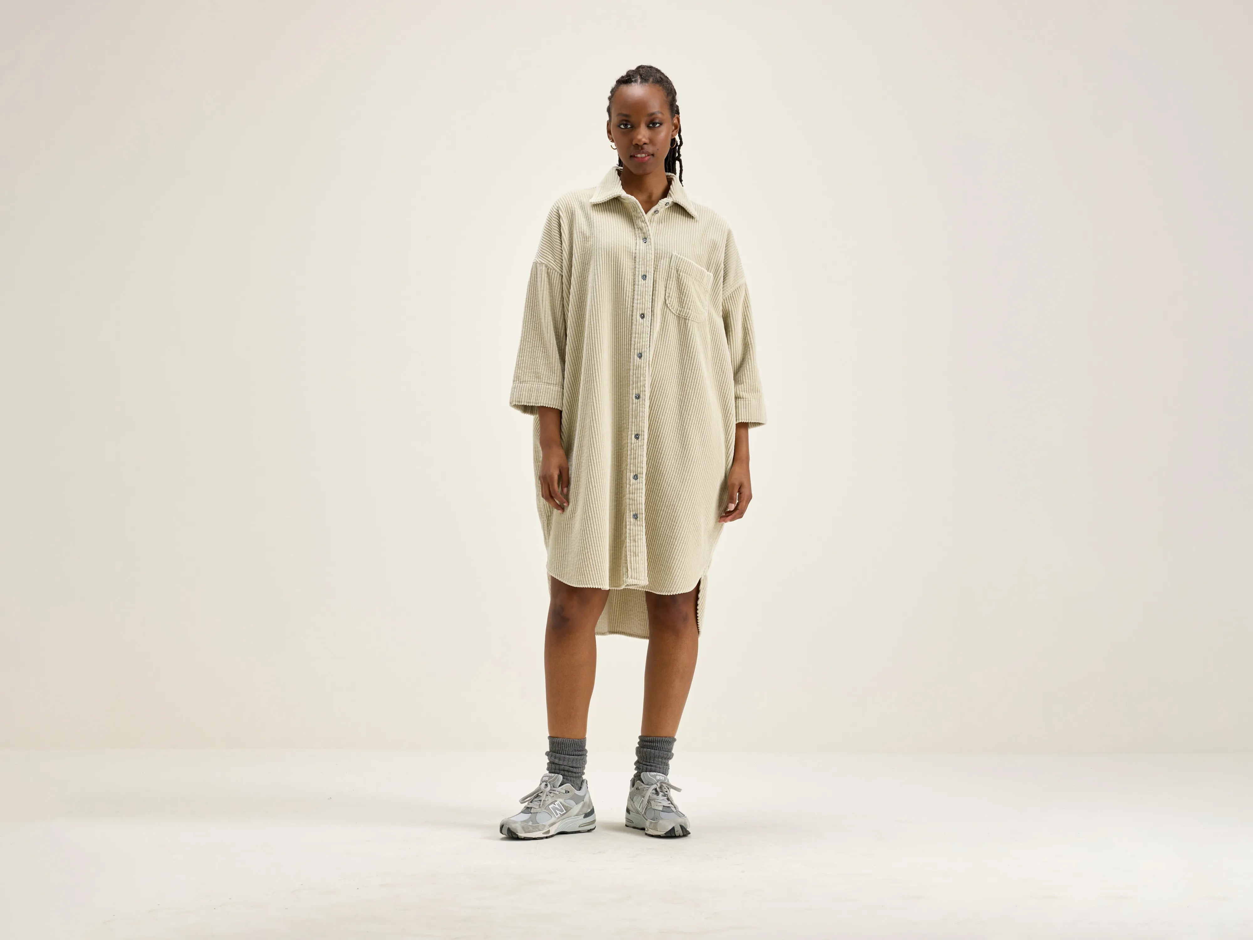 Online Shopping Boutiques Gladys shirt dress (242 / W / CRAIE)