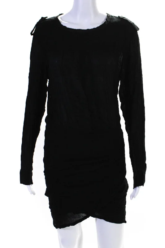Stupidly Low Prices Isabel Marant Etoile Womens Long Sleeve Tulip Hem Blouson Dress Black Stupidly Low Prices Isabel Marant Etoile Womens Long Sleeve Tulip Hem Blouson Dress Black