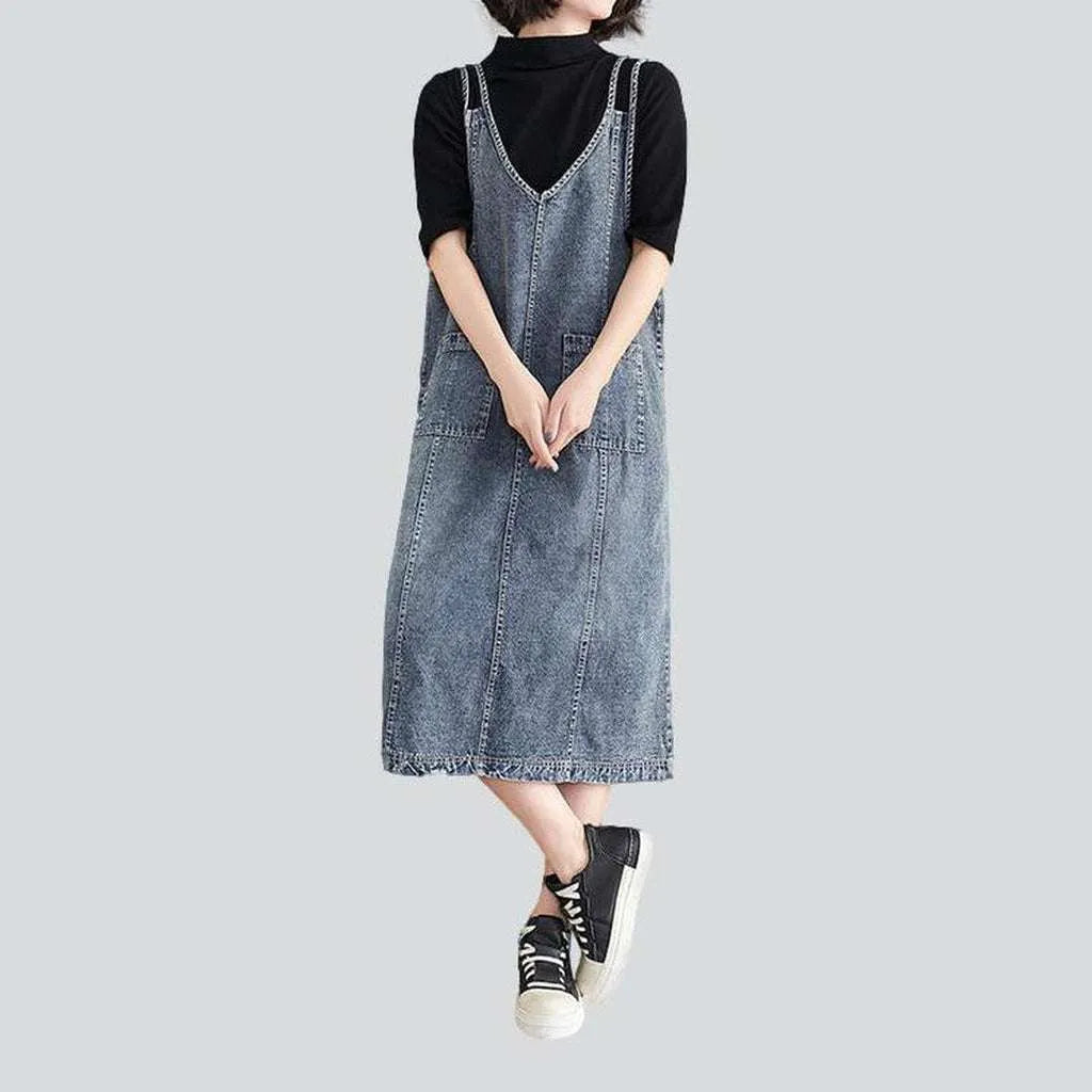 Quick Grab Deals Vintage loose fit jeans dress