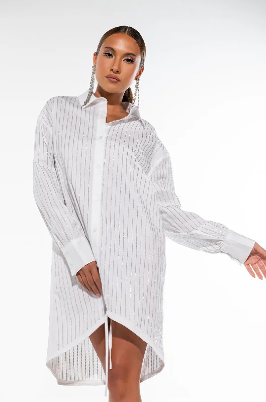 Hot Styles TILL THE SONG ENDS STONE PRINT SHIRT DRESS