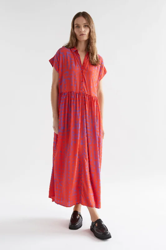 Day-To-Night Styles Joia Shirt Dress Aero Print