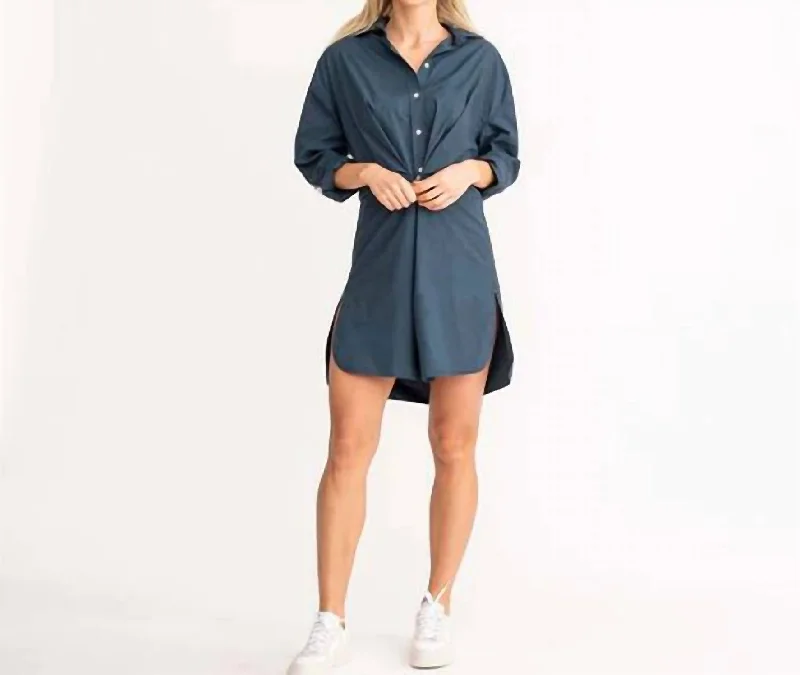 Best Online Boutiques For Women Lilli Shirt Dress In Midnight