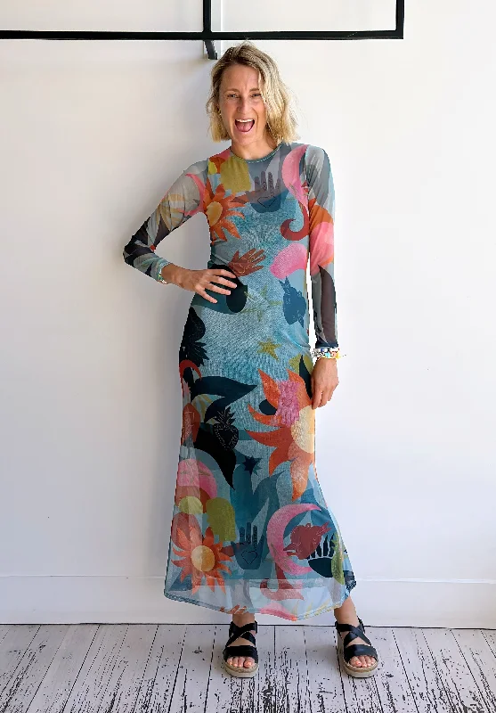 Style Streetwear Balearic Mesh Dress