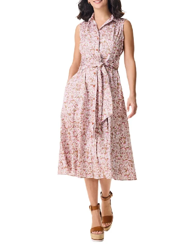 Wardrobe Refresh NIC+ZOE Abstract Animal Shirt Dress