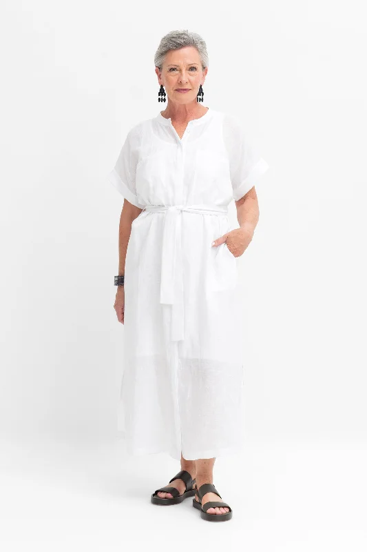 Forward Trendsetter Mies Linen Shirt Dress