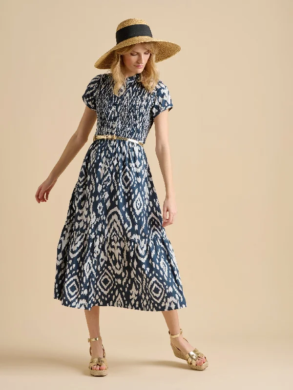 Special Offer Ikat Maxi Shirt Dress