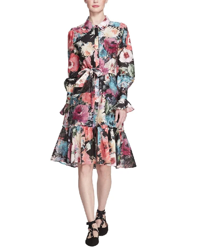 Daily Deals Marchesa Notte Danica Printed Dress