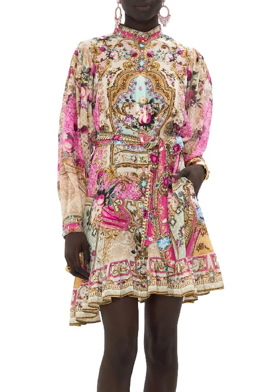 High End Women's Wear Drop Sleeve Shirt Dress In Call Of Canal