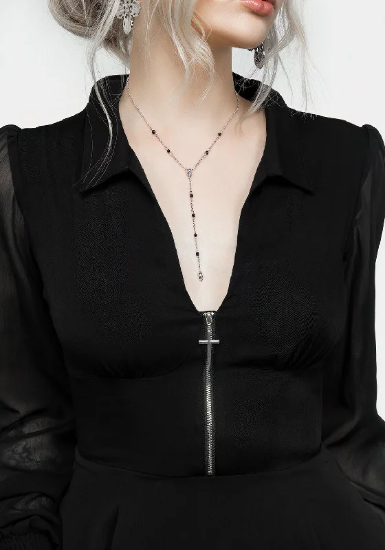 Clothes For Women Nancy Sheer Midi Shirt Dress